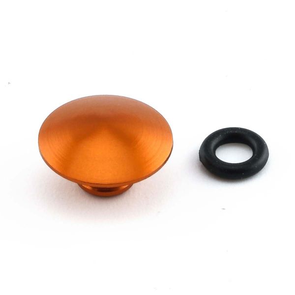 ΤΑΠΕΣ ΓΙΑ ΒΙΔΕΣ (LBUT8O) Aluminium Button Insert M8 Orange