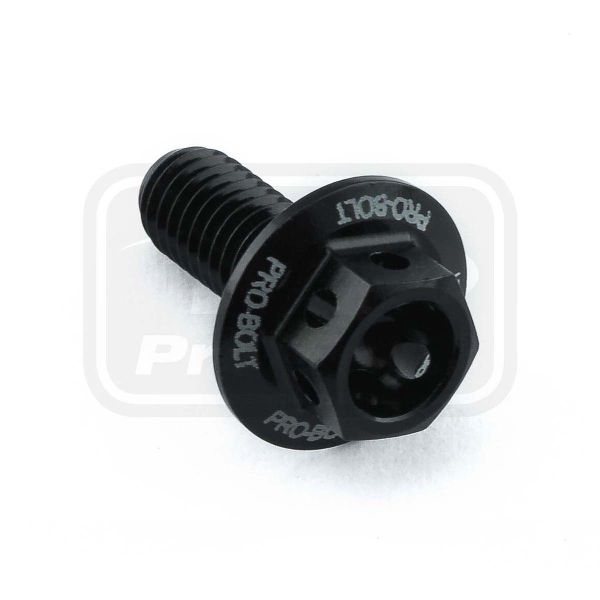 ΒΙΔΕΣ ΕΞΑΓΩΝΕΣ (ΧΑΡΑΓΜΕΝΕΣ) PRO-BOLT Aluminium Flanged Hex Bodywork Bolt M5x(0.80mm)x12mm Race Spec Etched (LBWHX512RE)