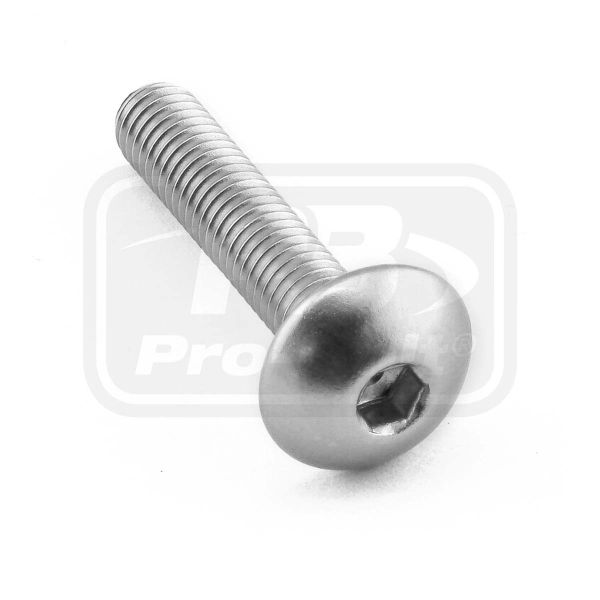 ΒΙΔΕΣ ΠΛΑΤΥΚΕΦΑΛΕΣ PRO-BOLT Aluminium Dome Head Bolt M5x(0.80mm)x25mm (LFB525)