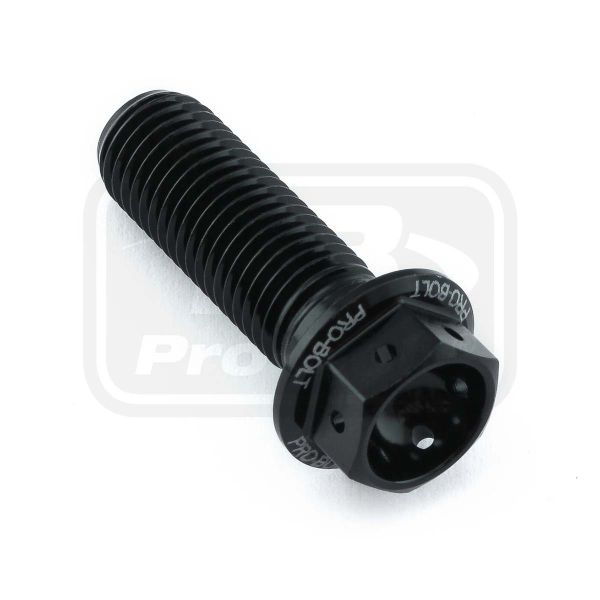 ΒΙΔΕΣ ΕΞΑΓΩΝΕΣ (ΧΑΡΑΓΜΕΝΕΣ) PRO-BOLT Aluminium Flanged Hex Head Bolt M10x(1.25mm)x30mm Race Spec Etched (LHX1030FRE)