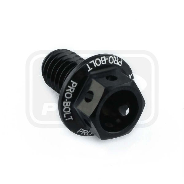 ΒΙΔΕΣ ΕΞΑΓΩΝΕΣ (ΧΑΡΑΓΜΕΝΕΣ) PRO-BOLT Aluminium Flanged Hex Head Bolt M6x(1.00mm)x10mm Race Spec Etched (LHX610RE)