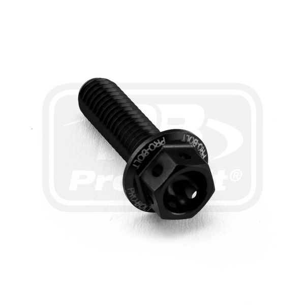 ΒΙΔΕΣ ΕΞΑΓΩΝΕΣ (ΧΑΡΑΓΜΕΝΕΣ) PRO-BOLT Aluminium Flanged Hex Head Bolt M6x(1.00mm)x20mm Race Spec Etched (LHX620RE)