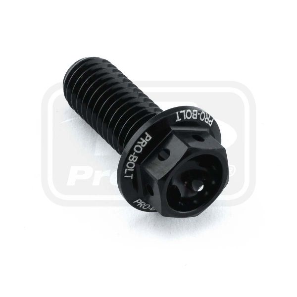 ΒΙΔΕΣ ΕΞΑΓΩΝΕΣ (ΧΑΡΑΓΜΕΝΕΣ) PRO-BOLT Aluminium Flanged Hex Head Bolt M8x(1.25mm)x20mm Race Spec Etched (LHX820RE)