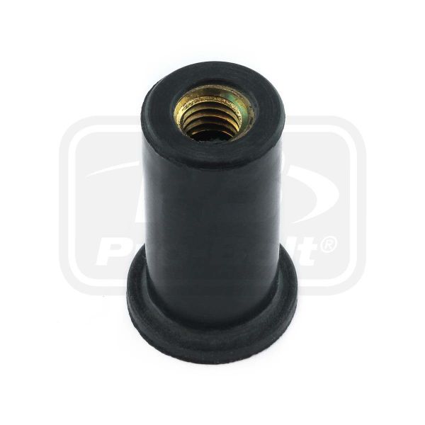 PRO-BOLT BLACK RUBBER NUT M6 x 1.0 x 25