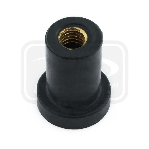 PRO-BOLT BLACK RUBBER NUT M8 x 1.25 x 28