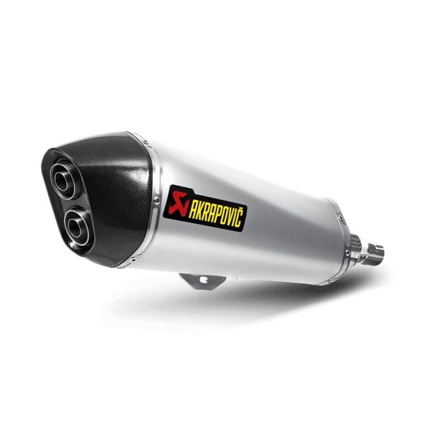 AKRAPOVIC EXHAUST PIAGGIO Beverly 400 / 500 / MP3 / Xevo - GILERA Fuoco 500 - PEUGEOT Satelis 400 / 500 07-16 STREET LEGAL