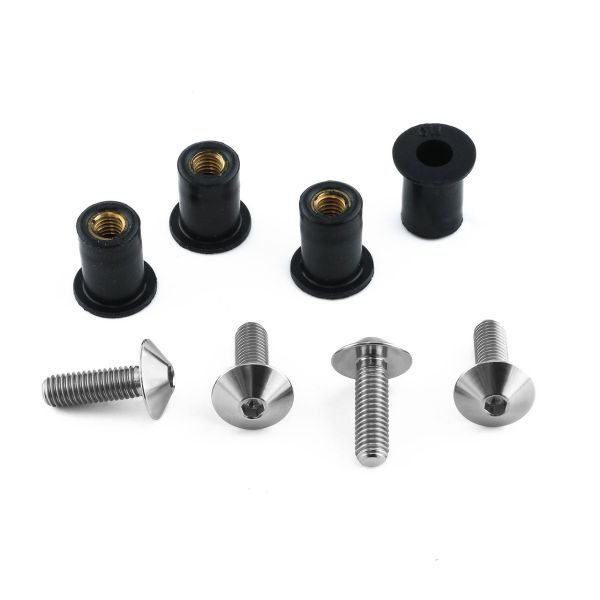 PRO-BOLT TITANIUM SCREEN KIT M5x(0.80mm)x16mm (Pack x4)