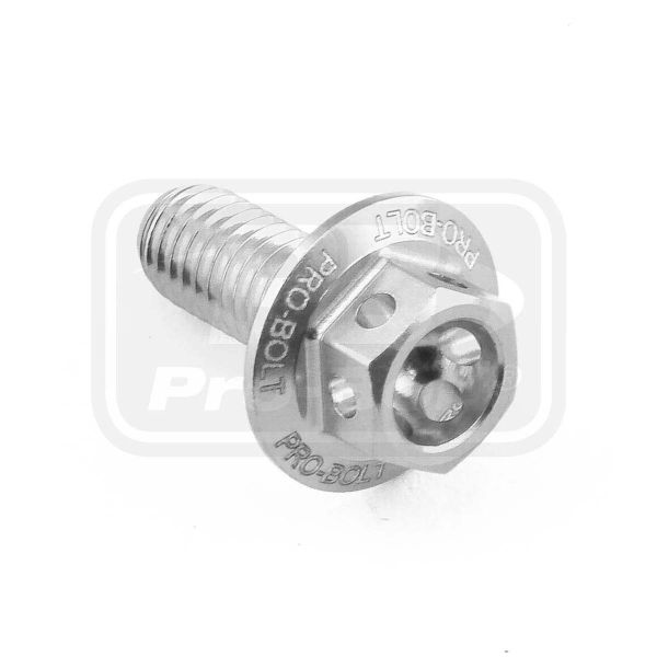 ΒΙΔΕΣ ΕΞΑΓΩΝΕΣ (ΧΑΡΑΓΜΕΝΕΣ) PRO-BOLT Aluminium Flanged Hex Bodywork Bolt M5x(0.80mm)x12mm Race Spec Etched (LBWHX512RE)