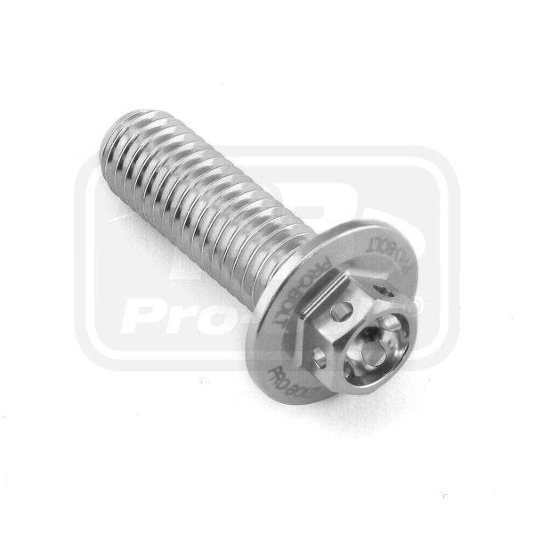 ΒΙΔΕΣ ΕΞΑΓΩΝΕΣ (ΧΑΡΑΓΜΕΝΕΣ) PRO-BOLT Aluminium Flanged Hex Bodywork Bolt M8x(1.25mm)x25mm Race Spec Etched (LBWHX825RE)