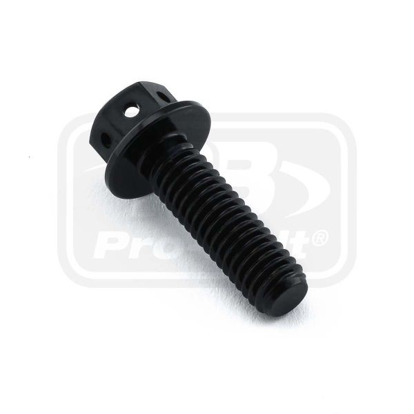 ΒΙΔΕΣ ΕΞΑΓΩΝΕΣ (ΧΑΡΑΓΜΕΝΕΣ) PRO-BOLT Aluminium Flanged Hex Head Bolt M6x(1.00mm)x20mm Race Spec Etched (LHX620RE)