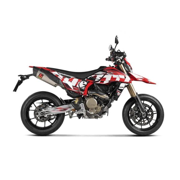 AKRAPOVIC EXHAUST Ducati Hypermotard 698 Mono / RVE 2024 STREET LEGAL