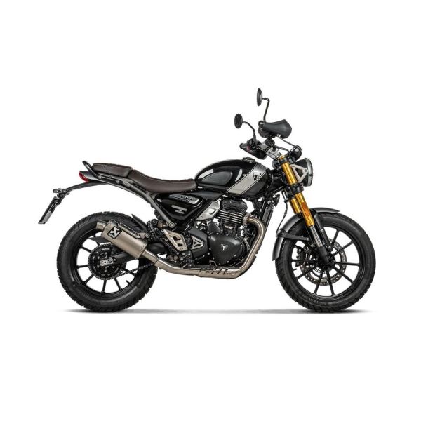 AKRAPOVIC EXHAUST TRIUMPH Scrambler 400 X / Speed 400 23-24 OPEN